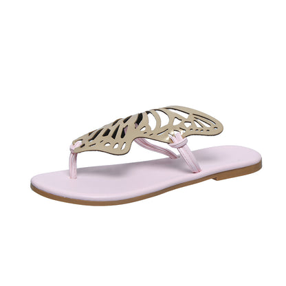 Fashion Hollow Butterfly Flip-Flops Summer Sandals Shoes & Bags