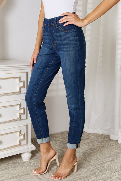 Judy Blue Full Size Skinny Cropped Jeans Bottom wear