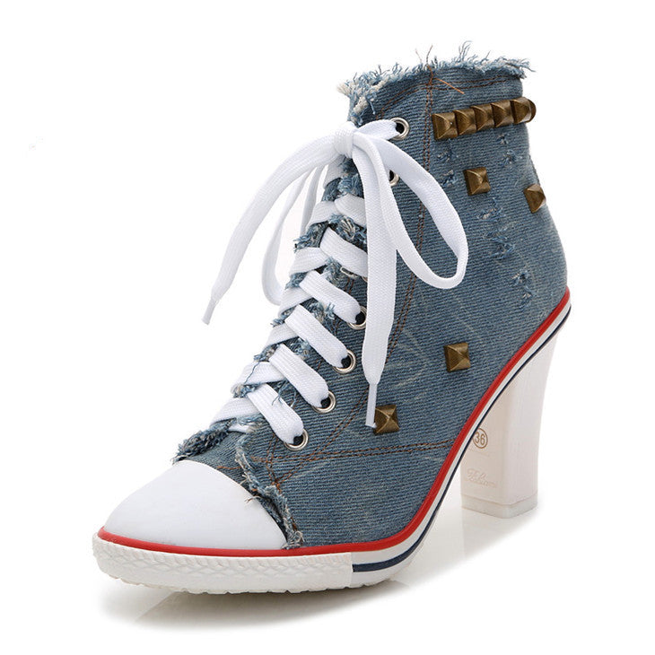 Denim Casual Shoes Canvas Fashion apparel & accessories