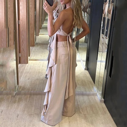 Summer New Fashion Halter Long Sexy Backless Suit apparel & accessories