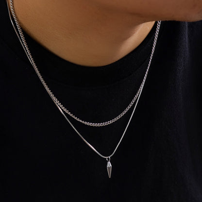 Niche trendy Hip Hop Cool Long Sweater Chain Jewelry