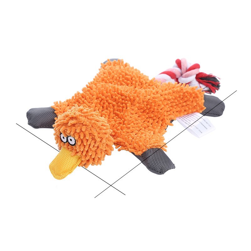 Pet Toy Donkey Shape Corduroy Chew Toy For Dogs Puppy Squeaker Squeaky Plush Bone Molar Dog Toy Pet Training Dog Dog Toys