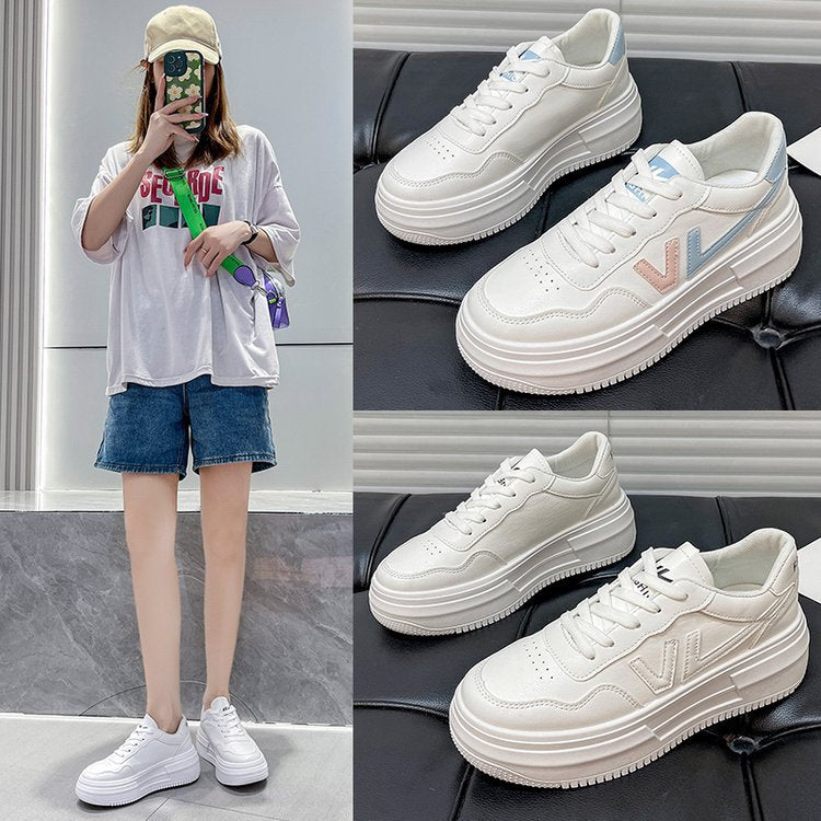 Lace-Up Flat Shoes Women Harajuku Casual Shoes & Bags