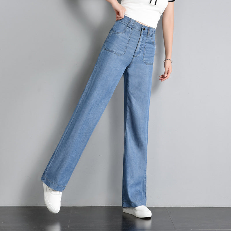 High-rise tencel jeans apparel & accessories