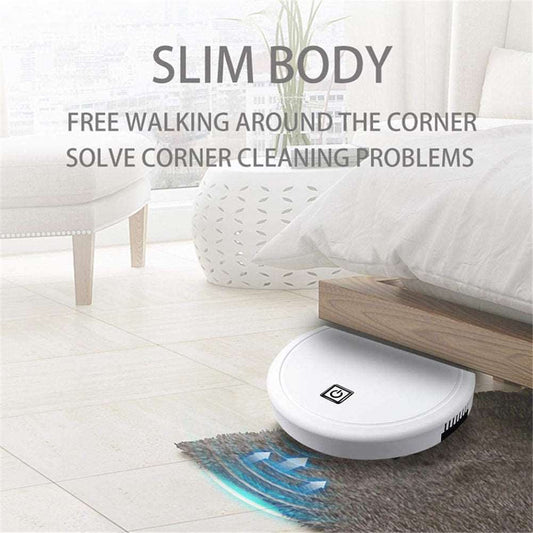 Robot USB Rechargeable Dry Wet Sweeping Vacuum Cleaner Gadgets