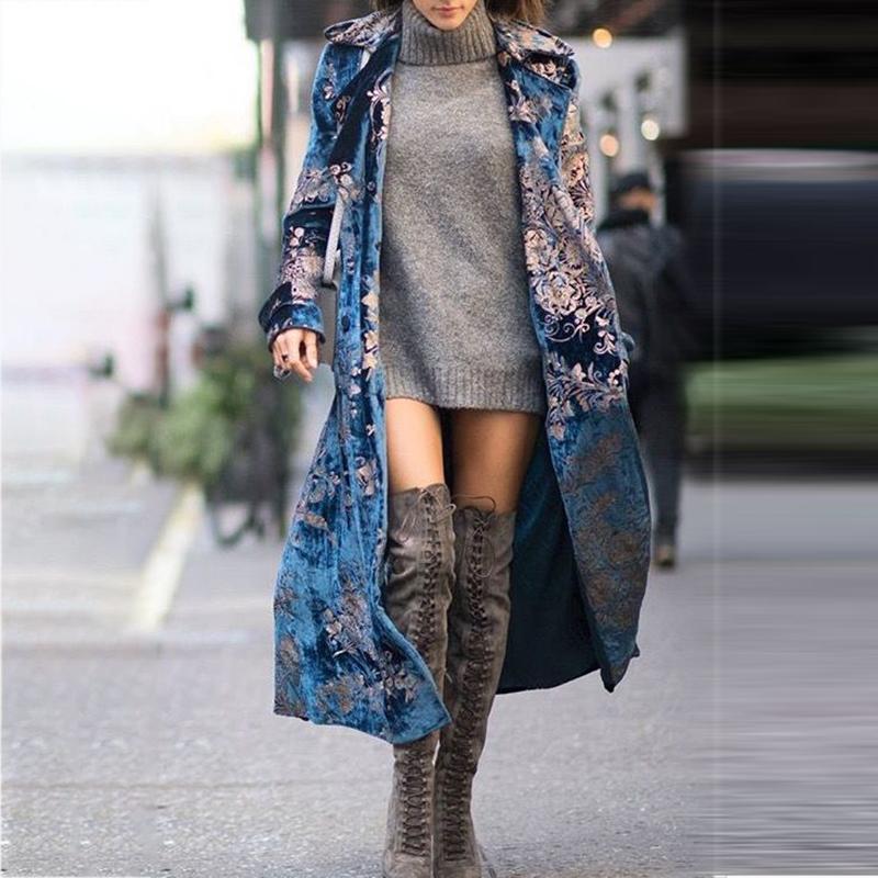 Fashion Long-sleeved Double-breasted Jacket Autumn And Winter apparels & accessories