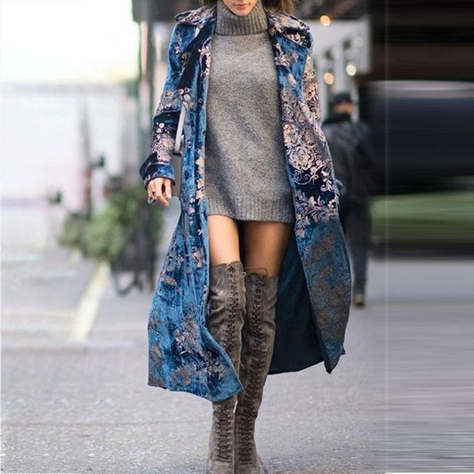 Autumn Fashion Long-sleeved Double-breasted Jacket apparels & accessories