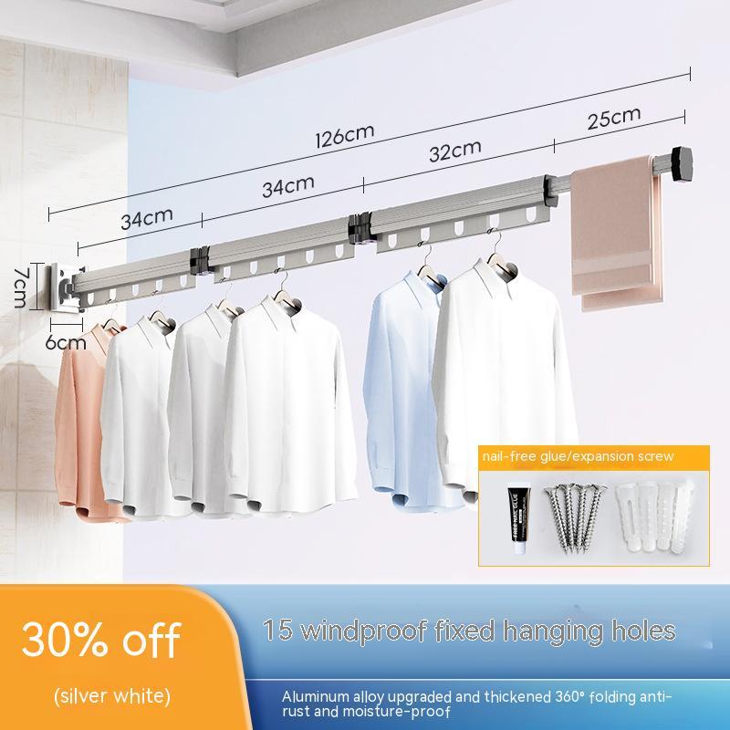 Suction Cup Folding Clothes Hanger Gadgets