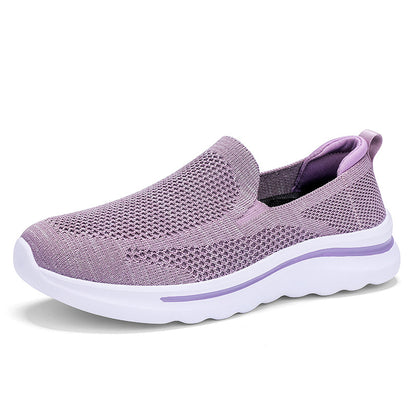 Breathable Mesh Sports Women Walking Jogging Flat Shoes Shoes & Bags