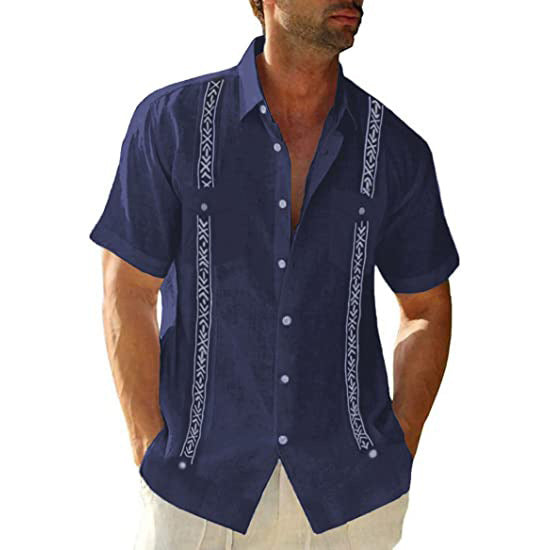 Fashion Short Sleeve Linen Shirt apparel & accessories