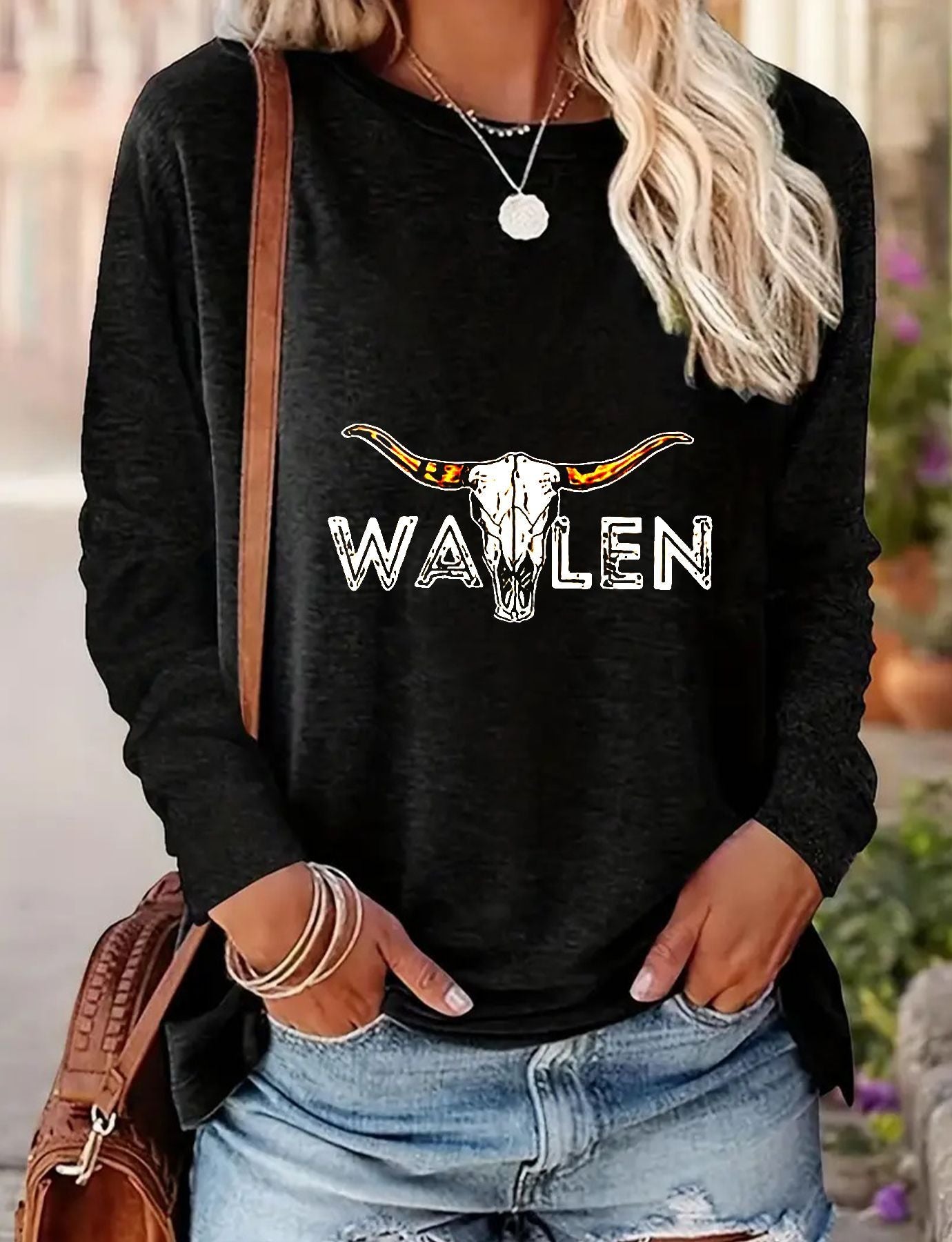 Women's Casual Long-sleeved Spring And Autumn T-shirt apparels & accessories