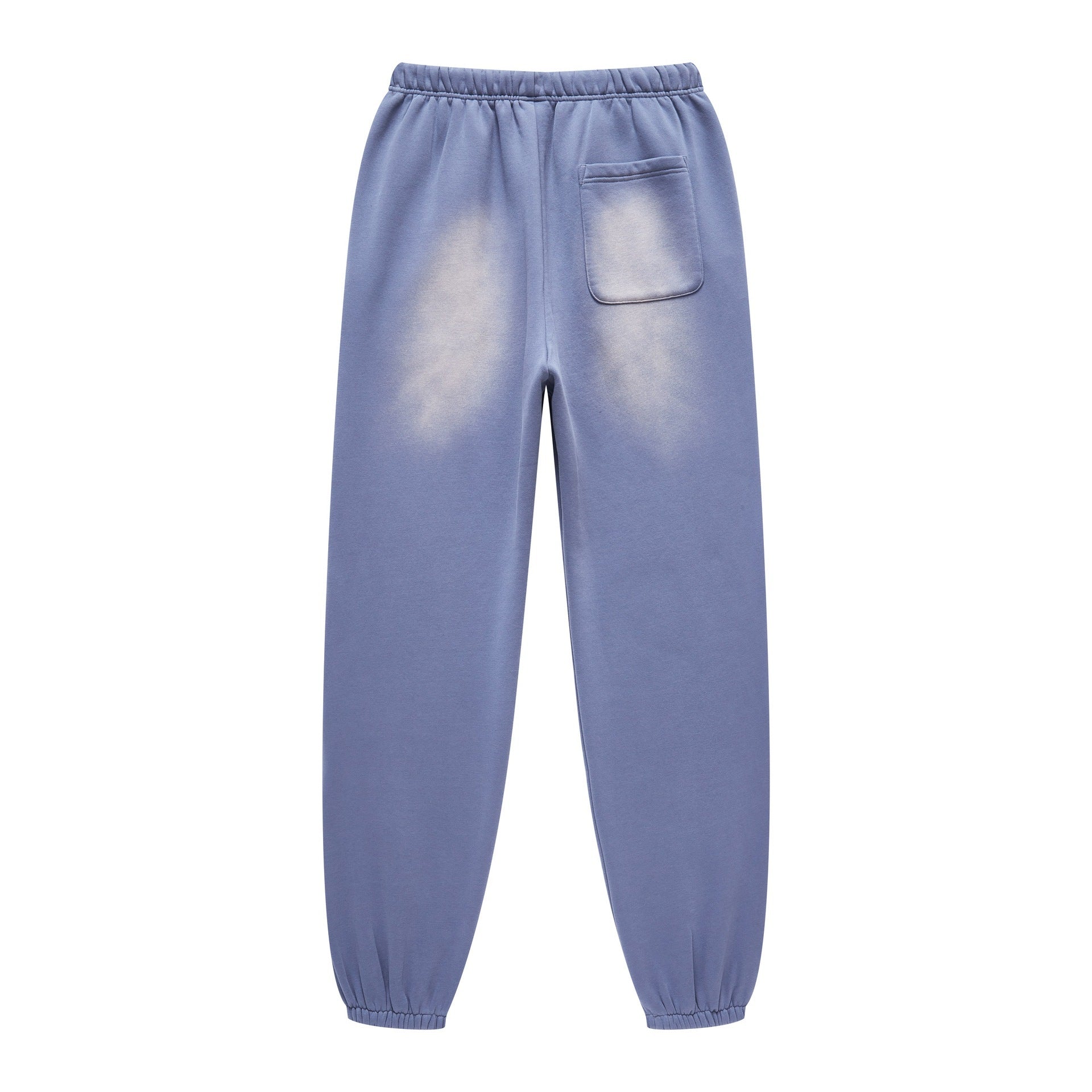 Washed Horsetail Gradient Ankle-tied Sweatpants apparel & accessories