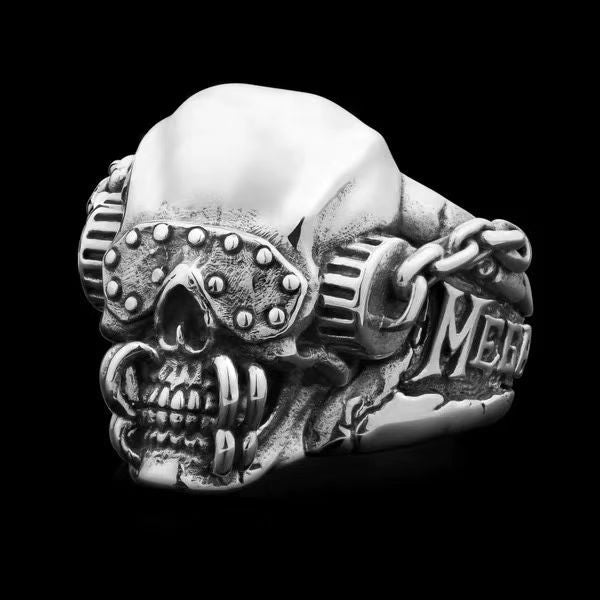 Halloween Devil Skull Punk Ring For Men And Women Jewelry