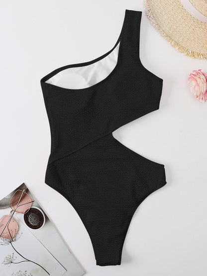 Cutout One Shoulder One-Piece Swimwear apparel & accessories