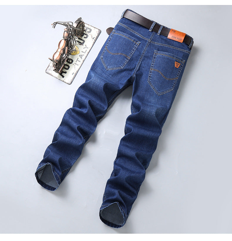 Casual Comfortable Stretch Straight Jeans men's clothing