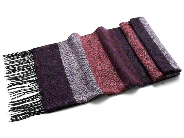 Stitching imitation cashmere scarves Men's Scarves