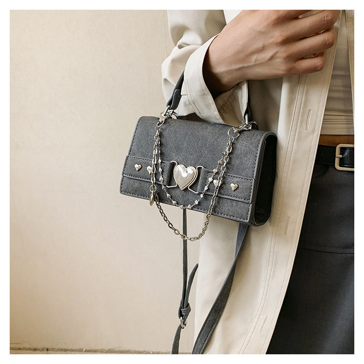 Women's Autumn Fashion Love Chain Shoulder Bag apparels & accessories