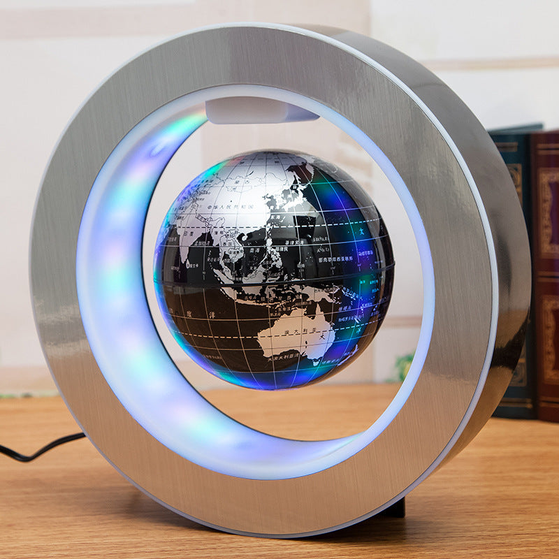 Round LED World Map Floating Globe Magnetic Levitation Light Anti Gravity Magic Gadgets