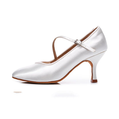 Satin Light Skinned Women's Modern Soft Soled Shoes Shoes & Bags