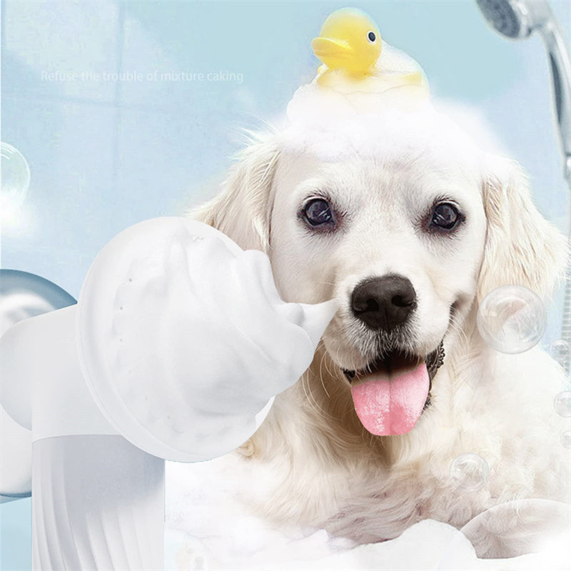 Dog Cat Bath Brush Automatic Foaming Pet brush