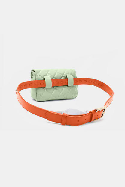 Nicole Lee USA Quilted Fanny Pack apparel & accessories