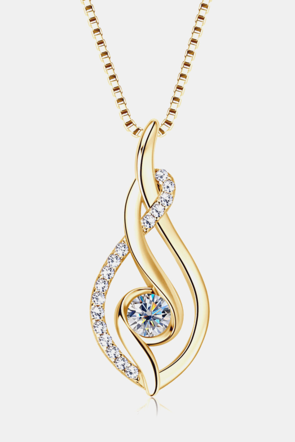 Moissanite 925 Sterling Silver Necklace apparel & accessories