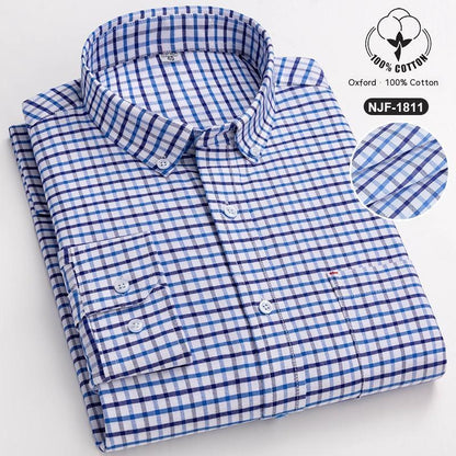 Casual Oxford Men's Full Cotton Shirt apparel & accessories