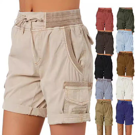Women's Casual High Waist Cargo Shorts apparel & accessories