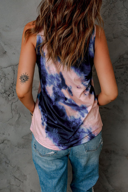 Tie-Dye Crisscross Tank apparel & accessories