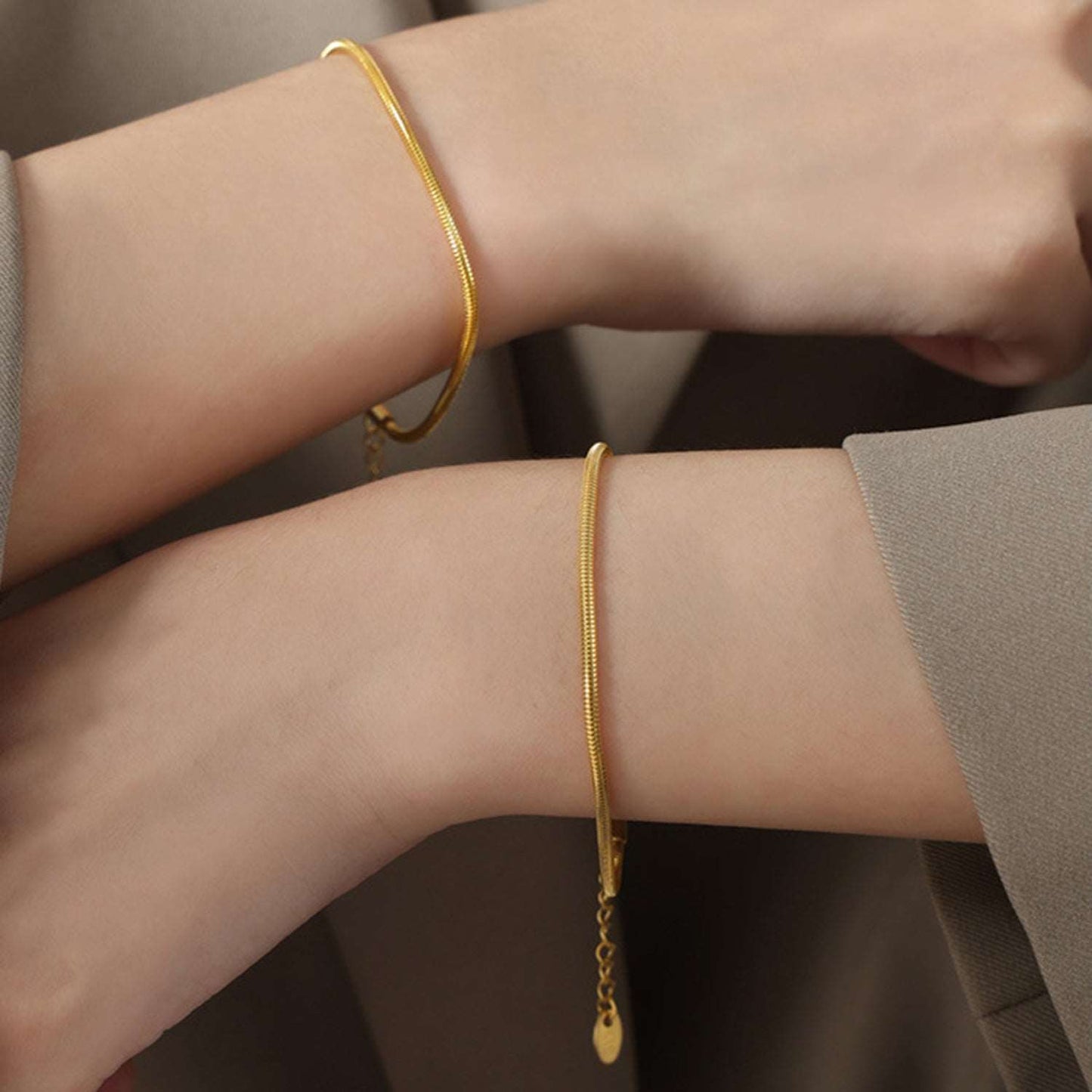 18K Gold-Plated Minimalist Bracelet apparel & accessories