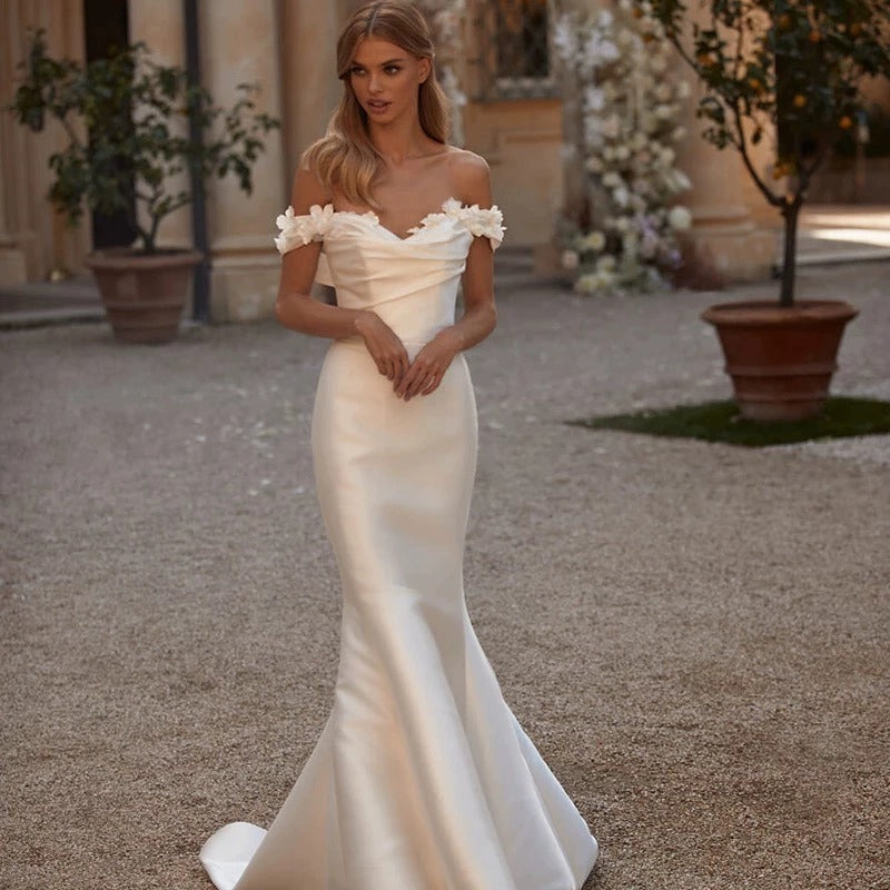 Wedding Dresses Mermaid Bride Dress With Detachable Train apparel & accessories