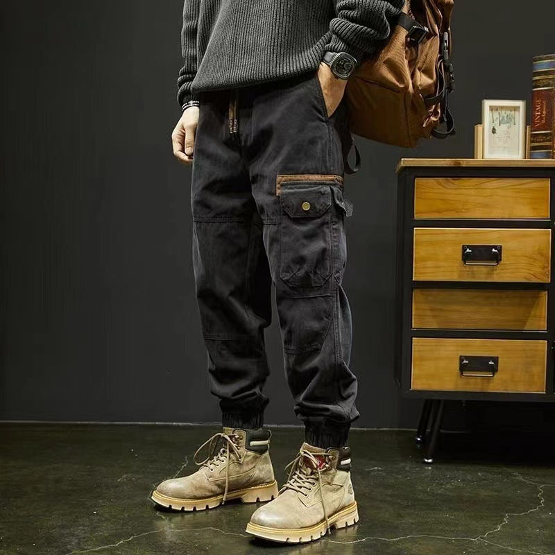 Autumn Fashion Brand Overalls Men's Loose men's clothing