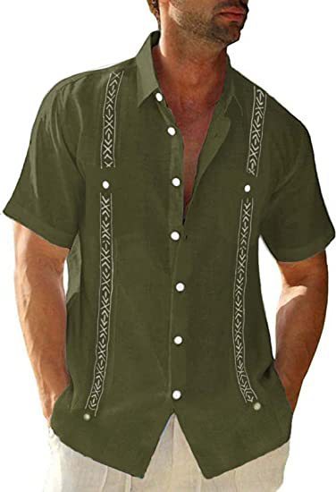 Fashion Short Sleeve Linen Shirt apparel & accessories