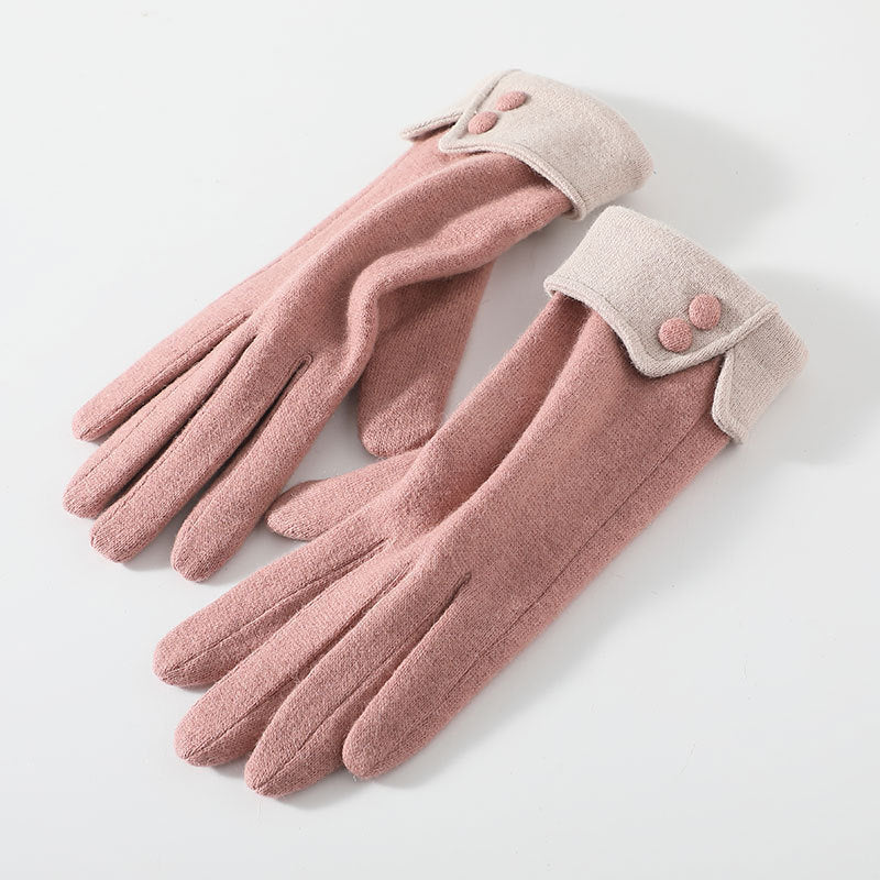 Women's Outdoor Warm Gloves With Thickened Cashmere apparels & accessories