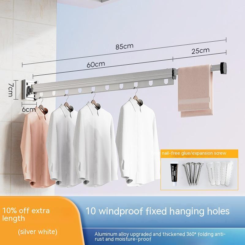 Suction Cup Folding Clothes Hanger Gadgets