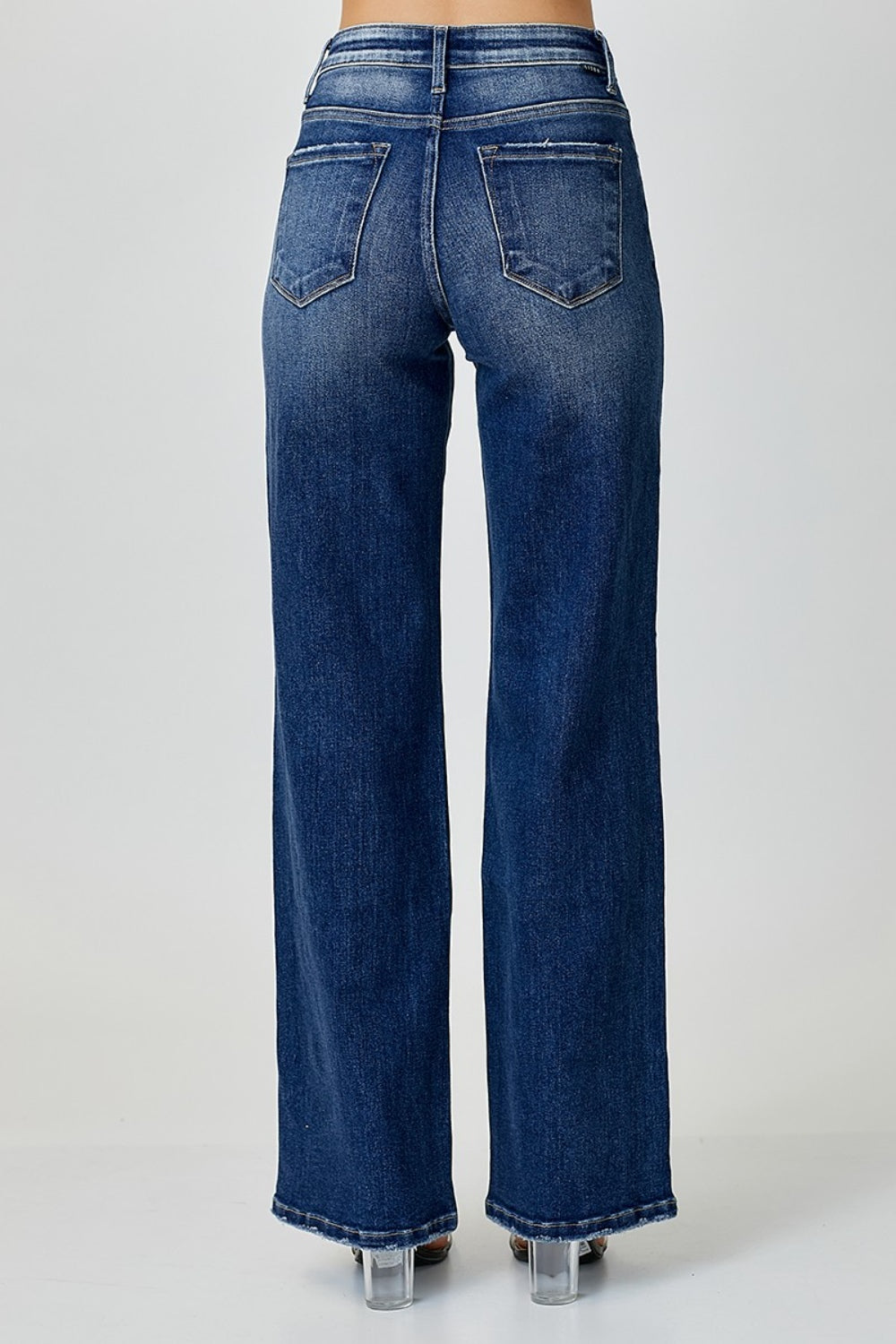 RISEN Mid Rise Straight Jeans apparel & accessories