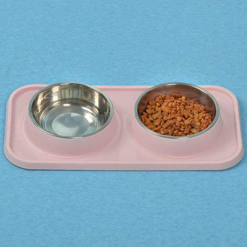 Non-slip Stainless Steel Feeder Cat Bowl Pet feeder