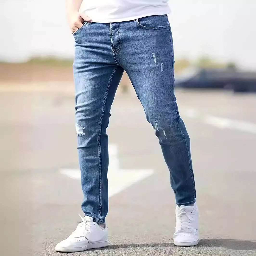 American-style Slim-fit Stretch Jeans apparel & accessories