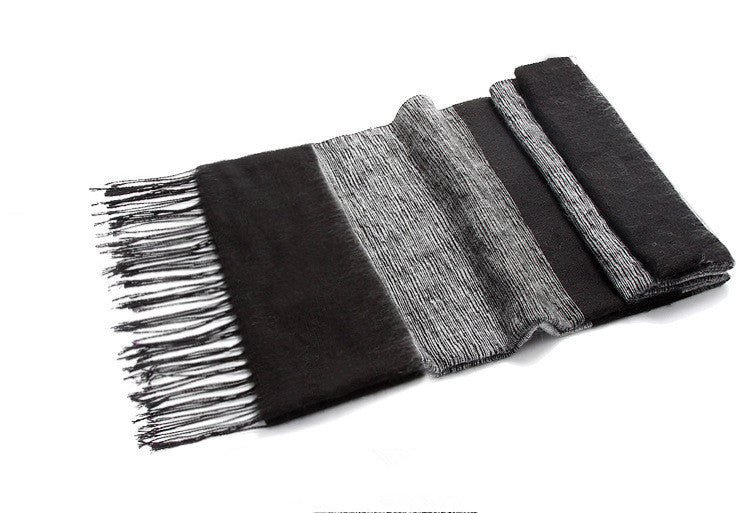 Stitching imitation cashmere scarves Men's Scarves