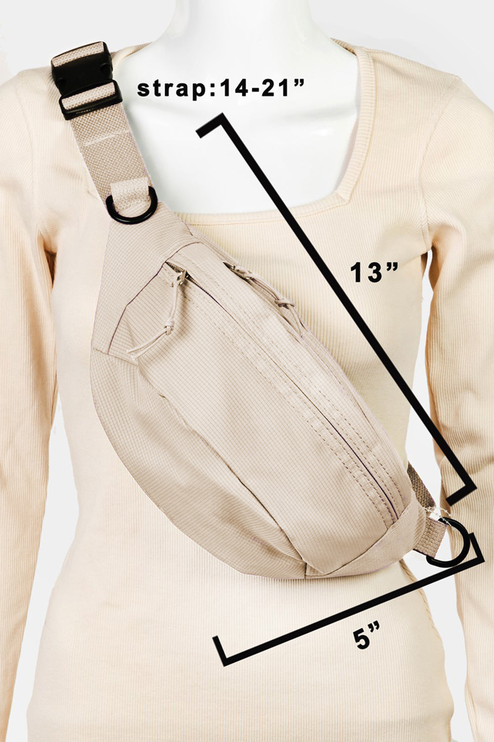Fame Adjustable Strap Sling Bag Accessories for women