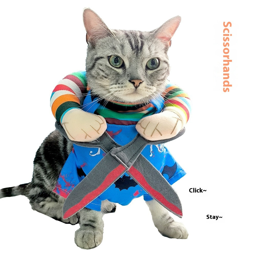 Pet Halloween Costume Cat Funny Outfit halloween