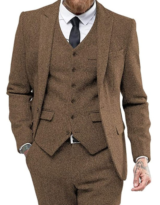 Men's suit three-piece suit T-Shirt