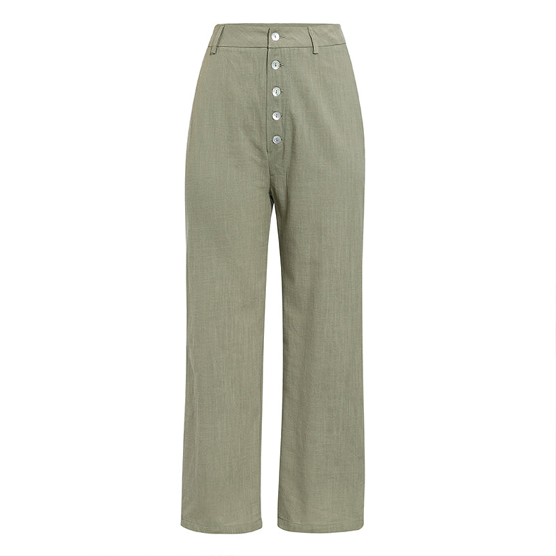 Slim-fit high-rise straight-leg trousers apparel & accessories