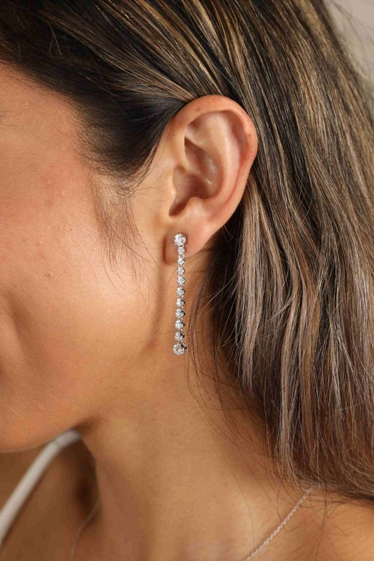 Adored 1.18 Carat Moissanite Long Earrings apparel & accessories