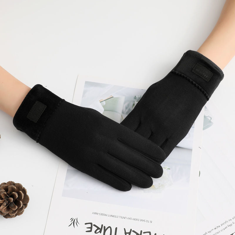 Women's Winter Thickened Touch Screen Warm Gloves apparels & accessories