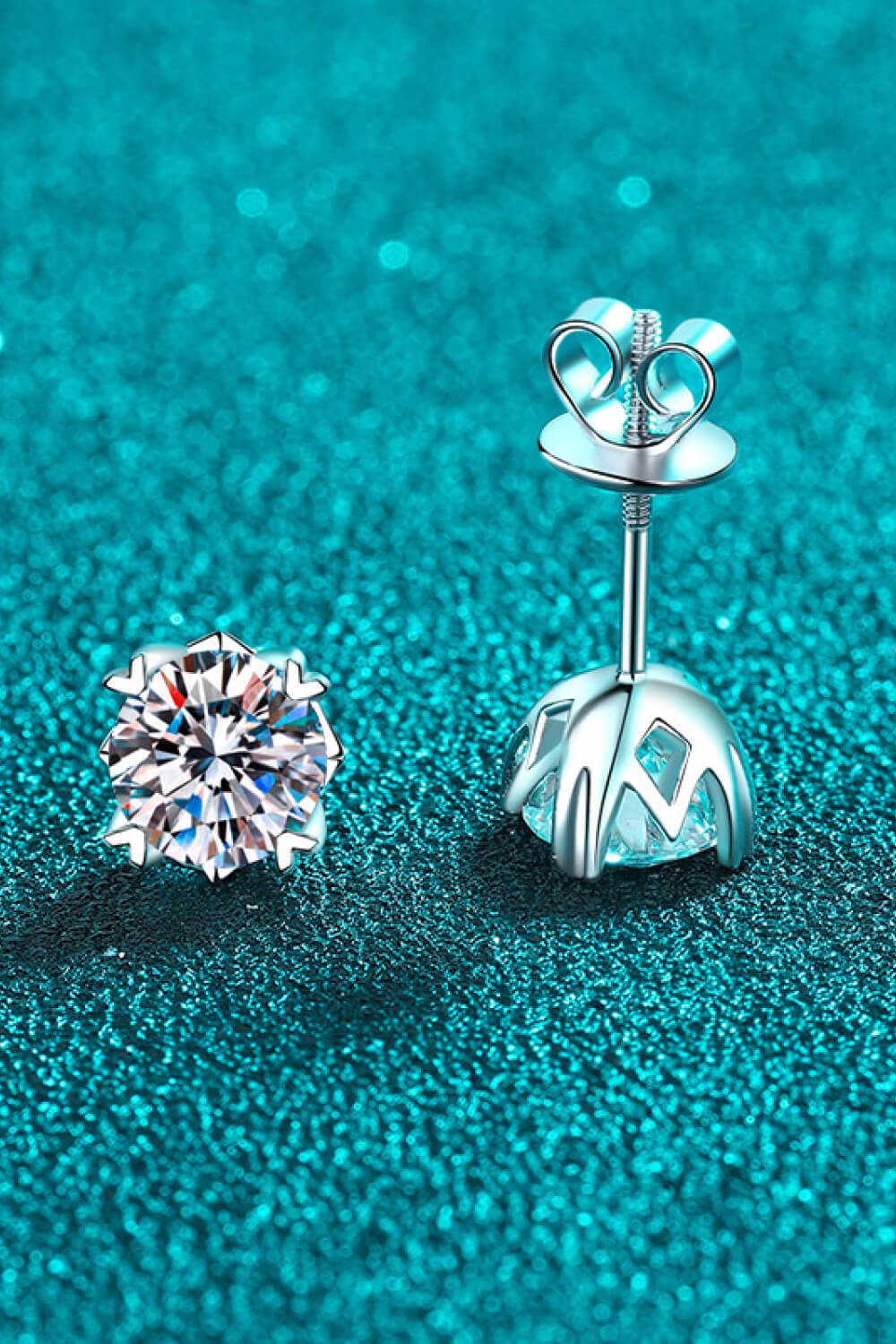 Good Day In My Mind Moissanite Stud Earrings apparel & accessories