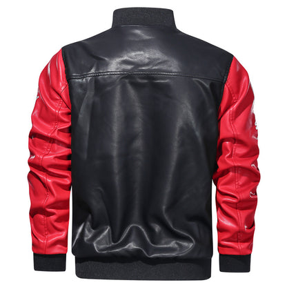 Men's Pu Jacket European And American Motorcycle Clothing Modern apparels & accessories