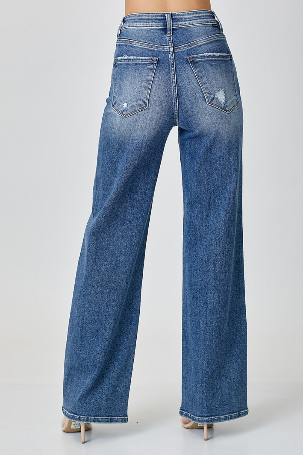 RISEN High Waist Wide Leg Jeans apparel & accessories