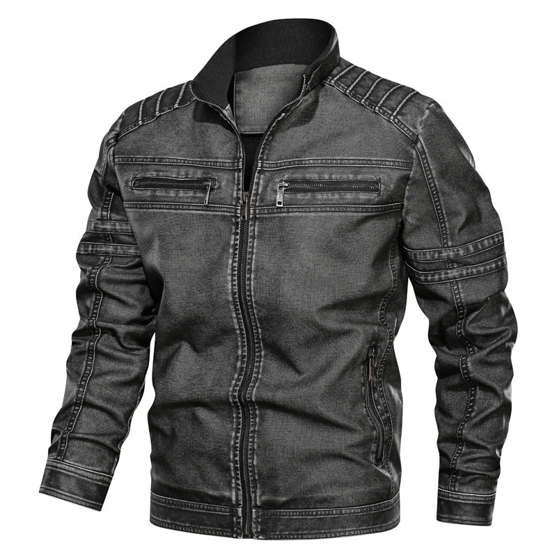 Men's vintage leather jacket apparels & accessories