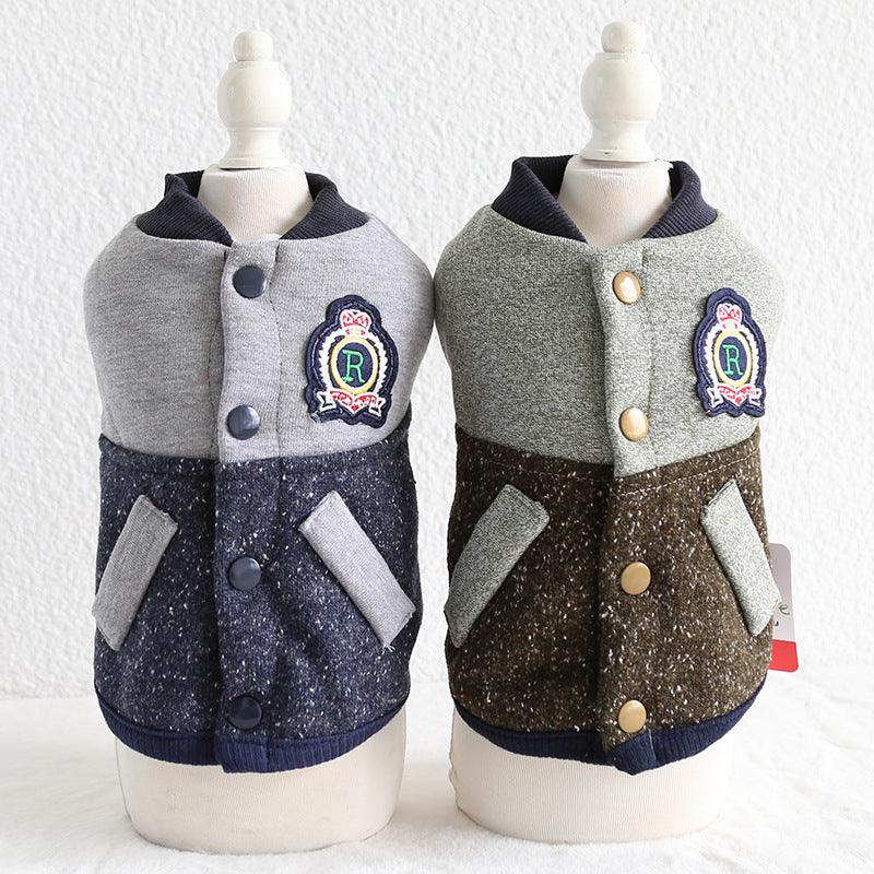 Pet Baseball coat clothes pet cloths